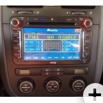 Штатная магнитола VW Volkswagen Bora,  Passat,  Golf,  Polo,  Skoda Superb