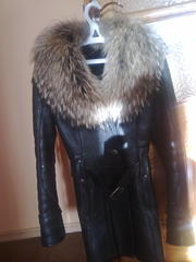 Кожаная дубленочка (курточка)