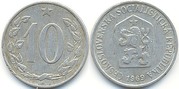 Продам монеты10гилеров, 1963г.1крона, 1986г.Чехослов, 1крона Словении1993