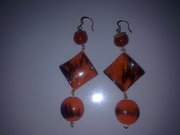 Серьги оранжевое настроение 