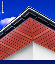 Сайдинг. Софит потолочный Бриза, подшив лобовой, торцевой. Водосток.