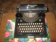 Печатная антикварная машинка Мерседес