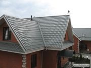 Металлочерепица, черепица Монтеррей, мягкая кровля, крыша, водосток