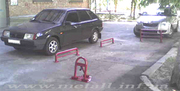 Разделительные ограждения,  отбойники. 