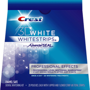 Отбеливание зубов. Полосками Crest 3D White Whitestrips Professional 