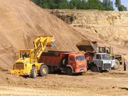 Песок овражный с доставкой по Киеву и области