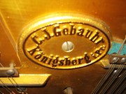 Продаю антикварное пианино C.J.GEBAUHR in Konigsberg 