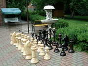 Шахматы большие,  садовые-напольные.