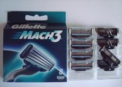 Продам оптом кассеты Gillette (жиллет) мак 3 (8шт. в 