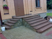 Входные группы, лестницы, ступени, лестничные группы из натурального камня - гранита и мрамора.