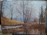 Одна из первых работ Л.Януша,  картина 1914г.