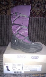 Сапоги зимние ECCO gore-tex, р. 30, б/у
