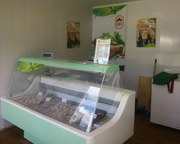 Морозильный ларь,  витрина.