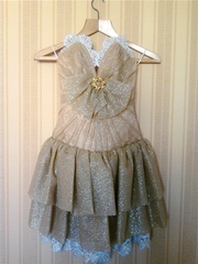 Шикарное золотое платье Екатерина