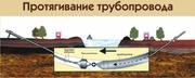 Прокол под строением и дорогой, бестраншейная прокладка коммуникаций