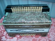 Гармонь «Hohner» (серый перламутр). 29х25б.