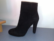 Новые ботильоны Braska, черные замшевые. Зима!