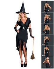 Ведьмочка,  костюм на Хеллоуин,  платье трансформер