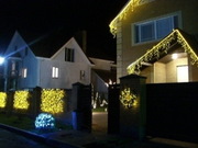 Новогоднее оформление фасадов, световое оформление зданий