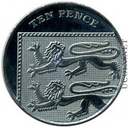 Продаётся монета 10 пенсов 2008 год