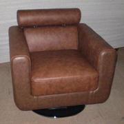 Кресло Коссет,  кожа коричневая