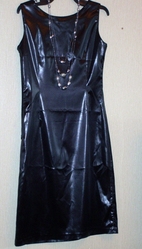 Красивое черное коктельное,  вечернее платье