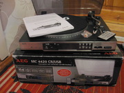 Продам проигрыватель винила AEG mc4420 cr usb    