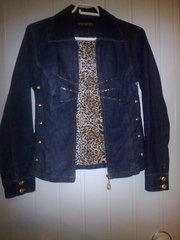 Джинсовый теплый костюм Sassofono