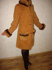 Дубленка с элитной норковой отделкой (Gian Mori)