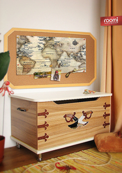 Ящик для игрушек – сундук КОРСАР. Оригинальный подарок для мальчика!