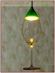 люстра из бокалов