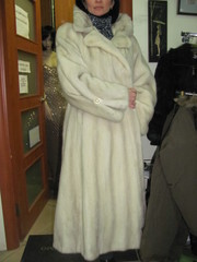 Красивая, нарядная норковая шуба. Размер 48-54 (M-XL)