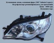 Основная фара (левая,  2007 Subaru Legacy)