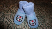 Тапочки с носочком, новые на маленькую ножку.