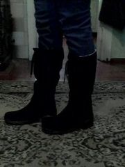 Женские замшевые зимние сапоги Rieker, р-р 38-39