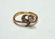 Кольцо золотое с брилиантами