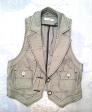 Жилетка Orsay (ношеная)_размер S/XS-коллекция 2010 года