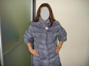 продам новую норковую шубку (голубая норка)