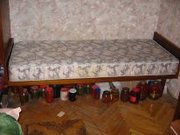 Продам кровать б/у односпальную из натурального дерева