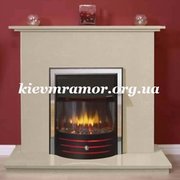 Камины из натурального камня мрамора.