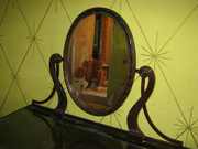 туалетный зеркальный столик и настенное зеркало