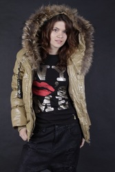 Куртка пуховая фирменная