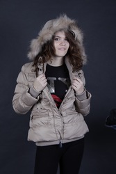 Пуховик 44 размера