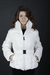 Куртка пуховая XL