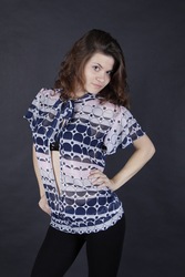 Блузка шифоновая