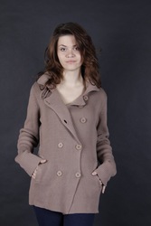 Кофта двубортная