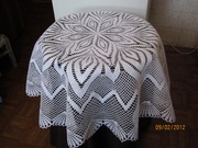 Скатерти, связанные крючком