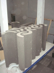 Утеплитель из пеностекла (скорлупы) для трубопроводов, емкостей