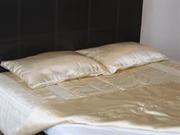 Лучший подарок на 8 марта: Шелковое покрывало на кровать 200х210 см