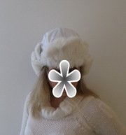 Продам Шапку с вставками Кролик Натуральный – 100 грн.